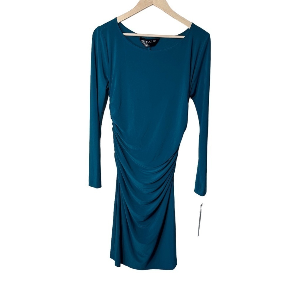 Kamalikulture X Normakamali Shirred Waist Dress Size L Nwt